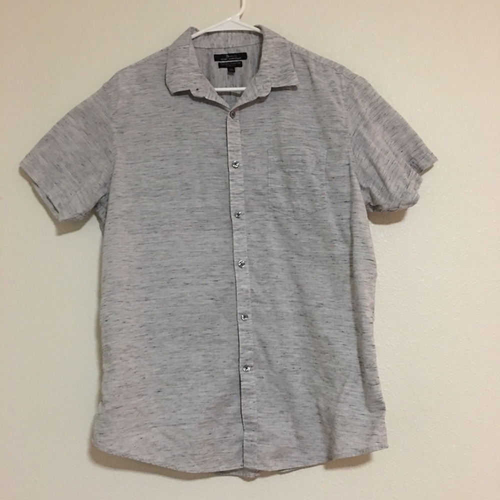 Grey Button down Casual shirt